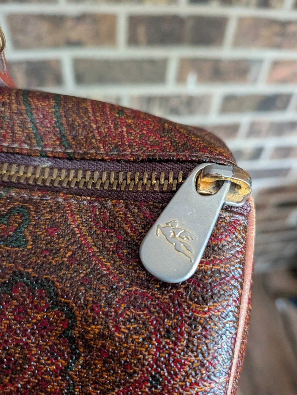 Etro Small Paisley Barrel Bag Vintage